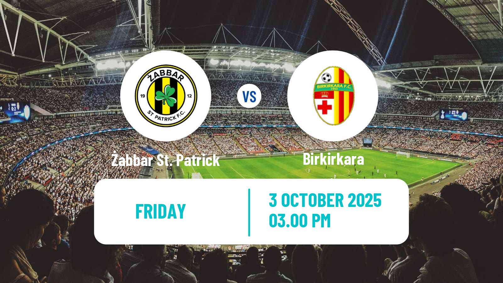 Soccer Maltese Premier League Żabbar St. Patrick - Birkirkara