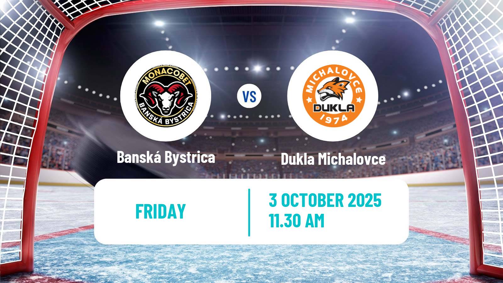 Hockey Slovak Extraliga Banská Bystrica - Dukla Michalovce