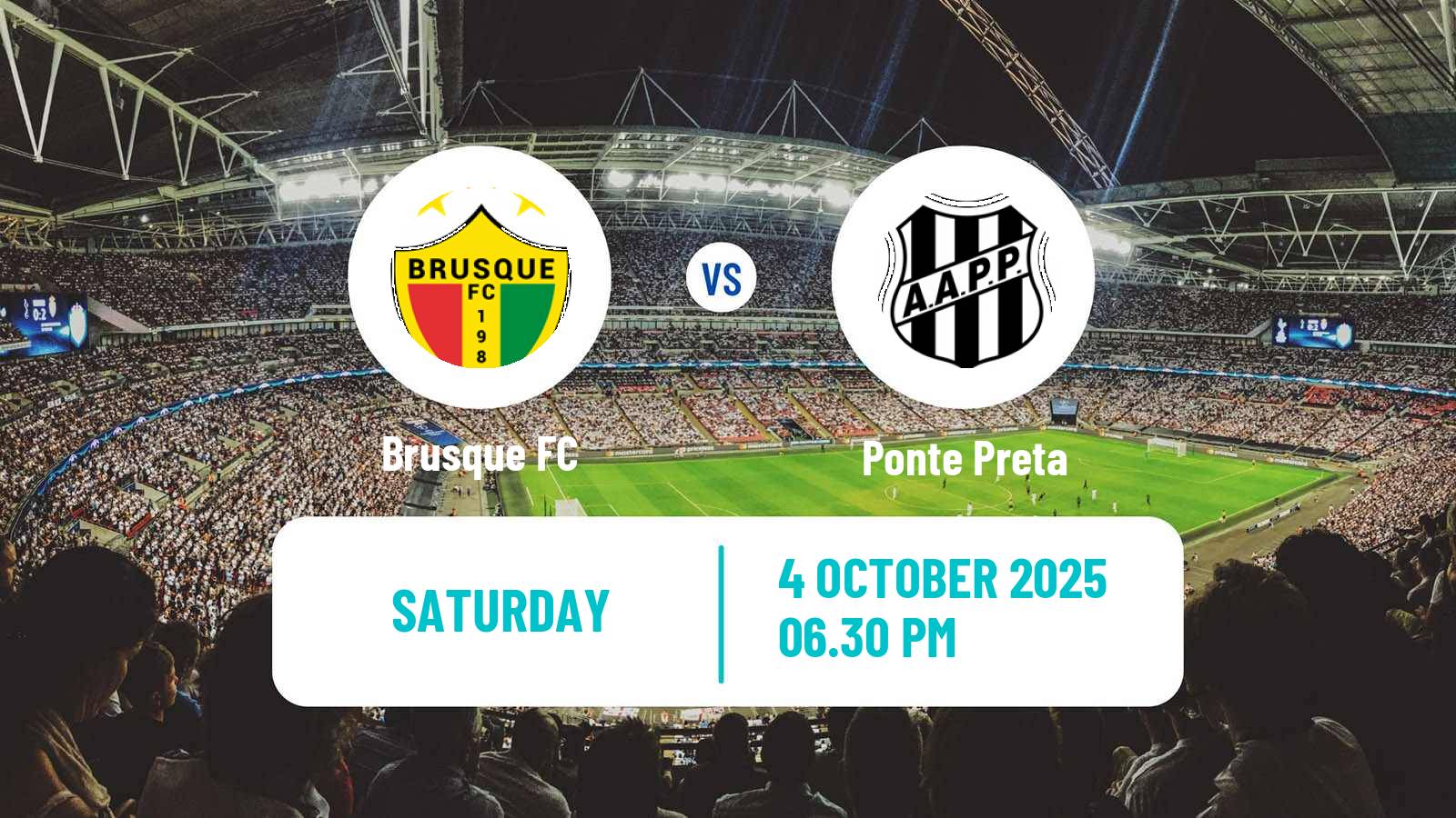 Soccer Brazilian Serie C Brusque - Ponte Preta