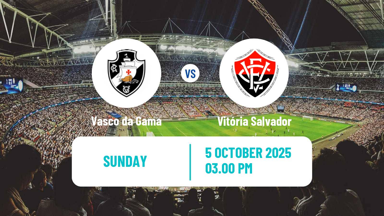Soccer Brazilian Serie A Vasco da Gama - Vitória Salvador