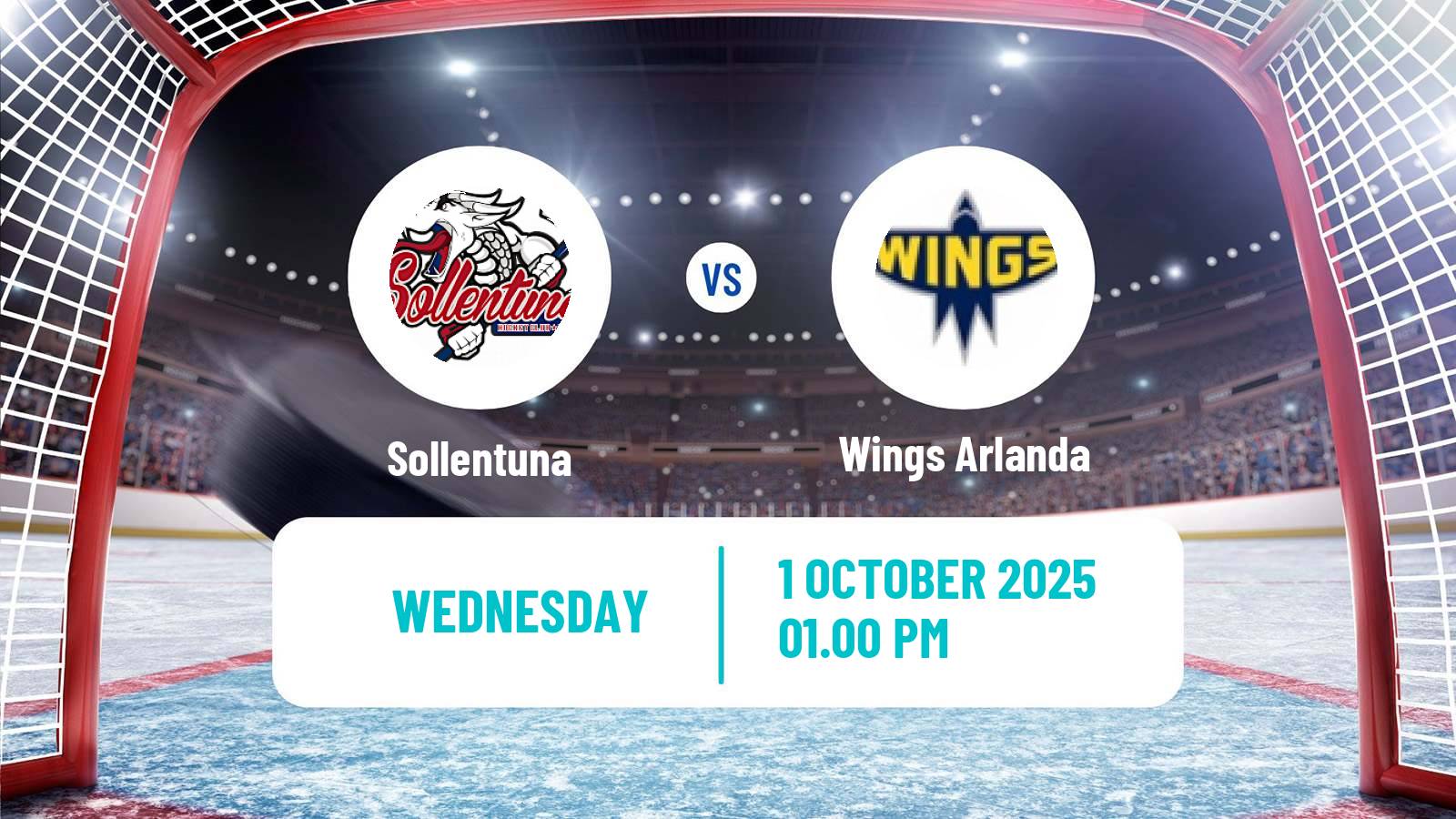 Hockey Swedish HockeyEttan Norra Sollentuna - Wings Arlanda
