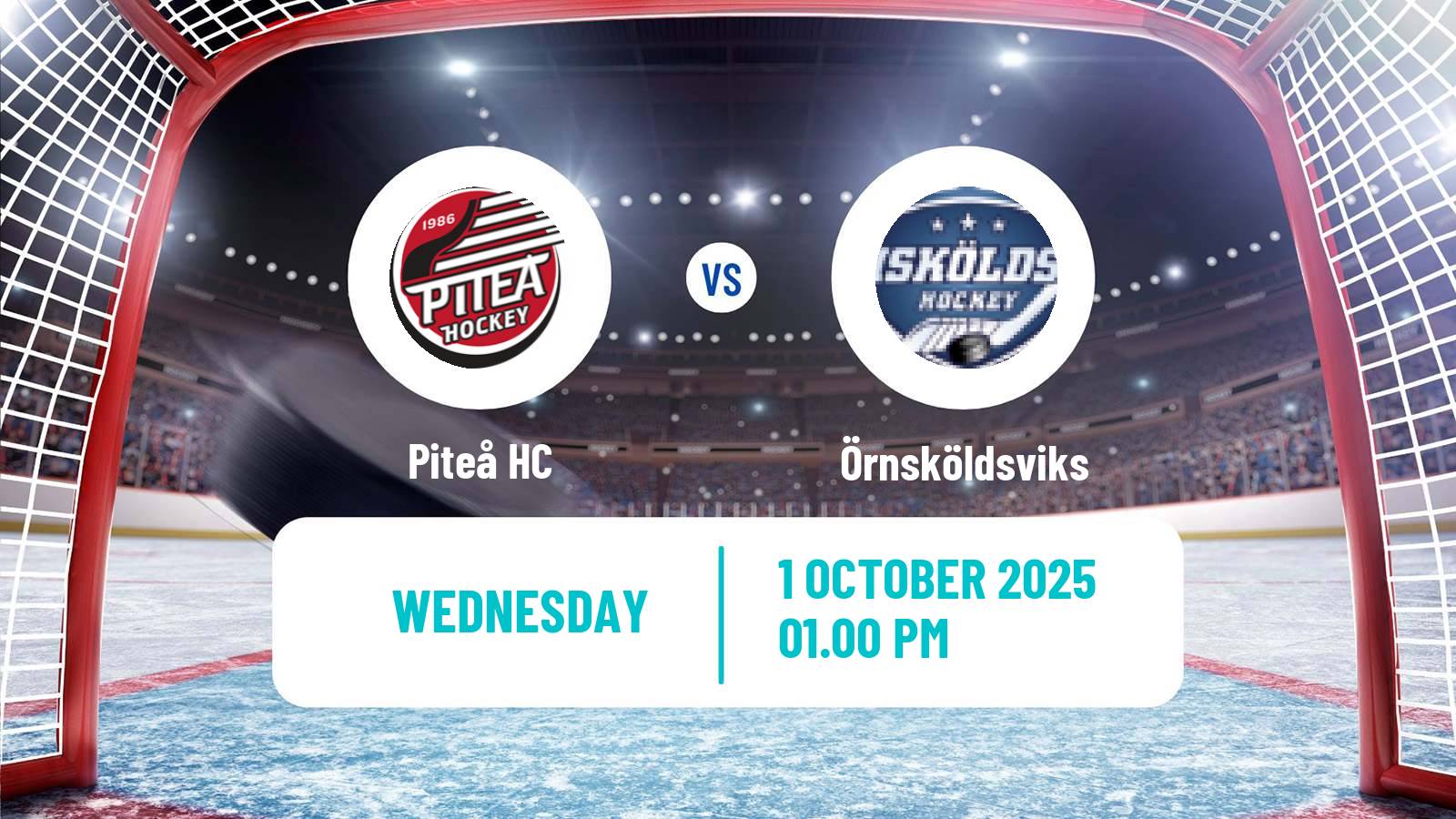 Hockey Swedish HockeyEttan Norra Piteå HC - Örnsköldsviks