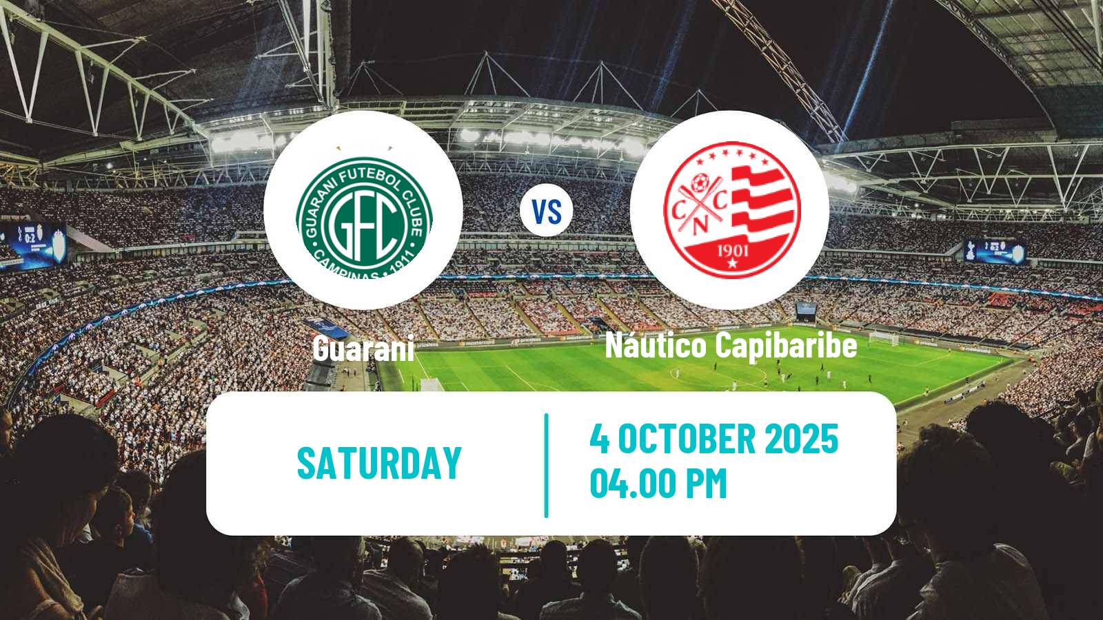 Soccer Brazilian Serie C Guarani - Náutico Capibaribe