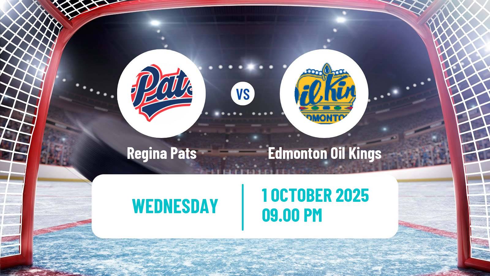 Hockey WHL Regina Pats - Edmonton Oil Kings