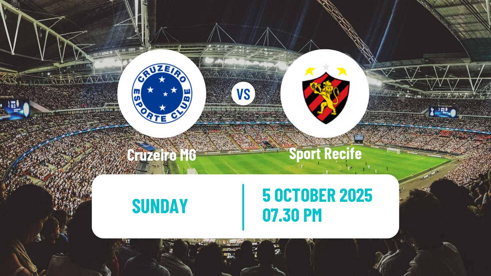 Soccer Brazilian Serie A Cruzeiro - Sport Recife