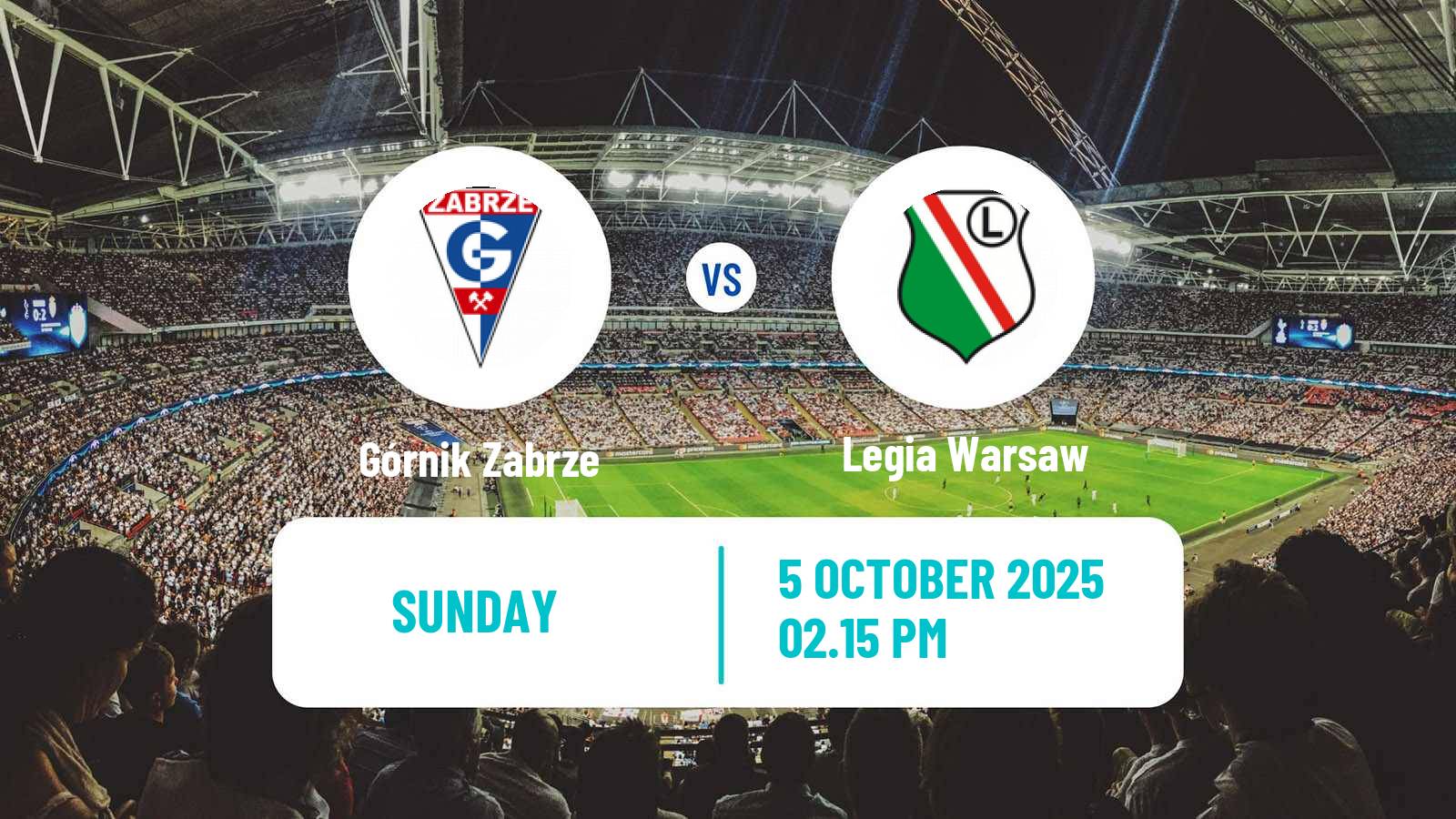Soccer Polish Ekstraklasa Górnik Zabrze - Legia Warsaw