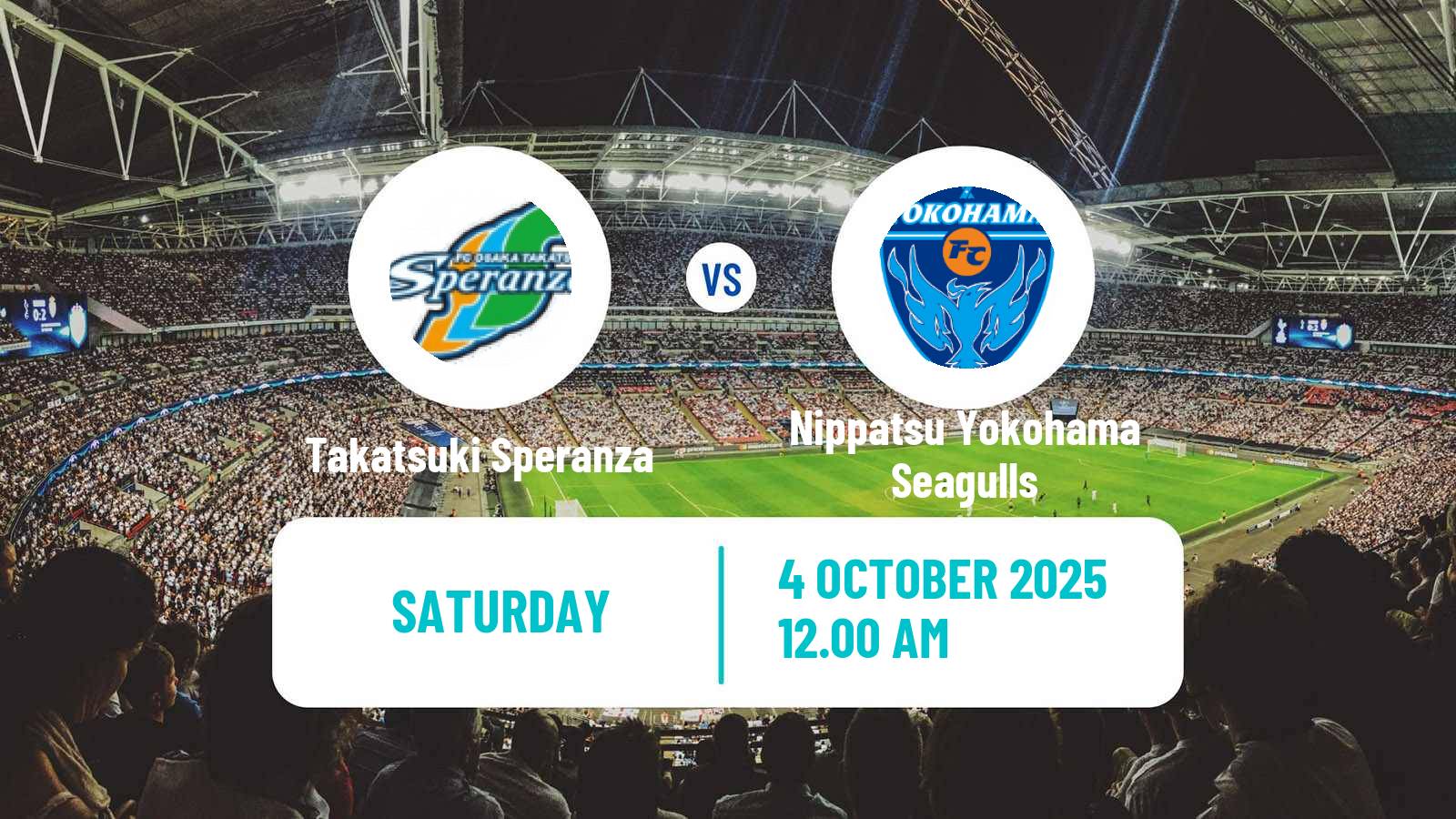Soccer Japan Nadeshiko League Women Takatsuki Speranza - Nippatsu Yokohama Seagulls