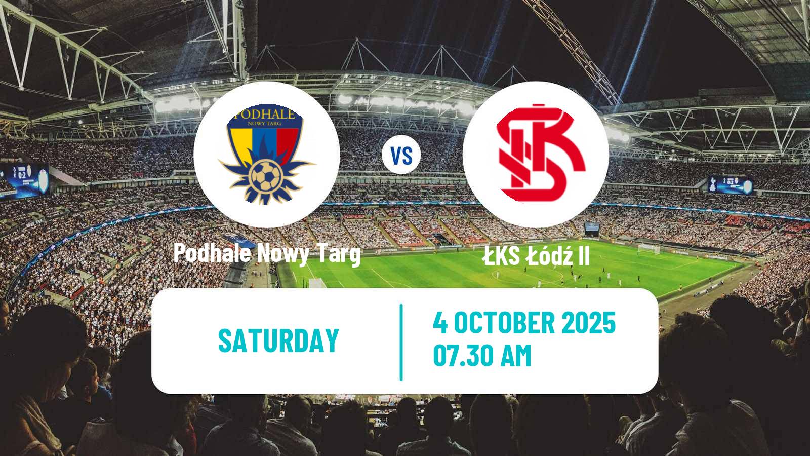 Soccer Polish Division 2 Podhale Nowy Targ - ŁKS Łódź II