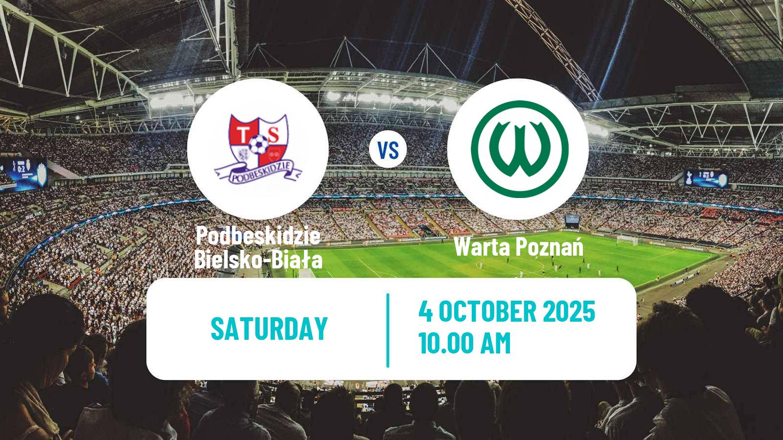 Soccer Polish Division 2 Podbeskidzie Bielsko-Biała - Warta Poznań