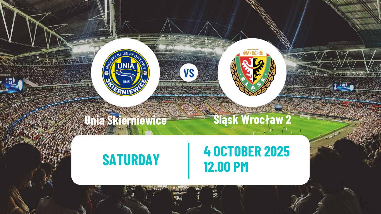 Soccer Polish Division 2 Unia Skierniewice - Śląsk Wrocław 2
