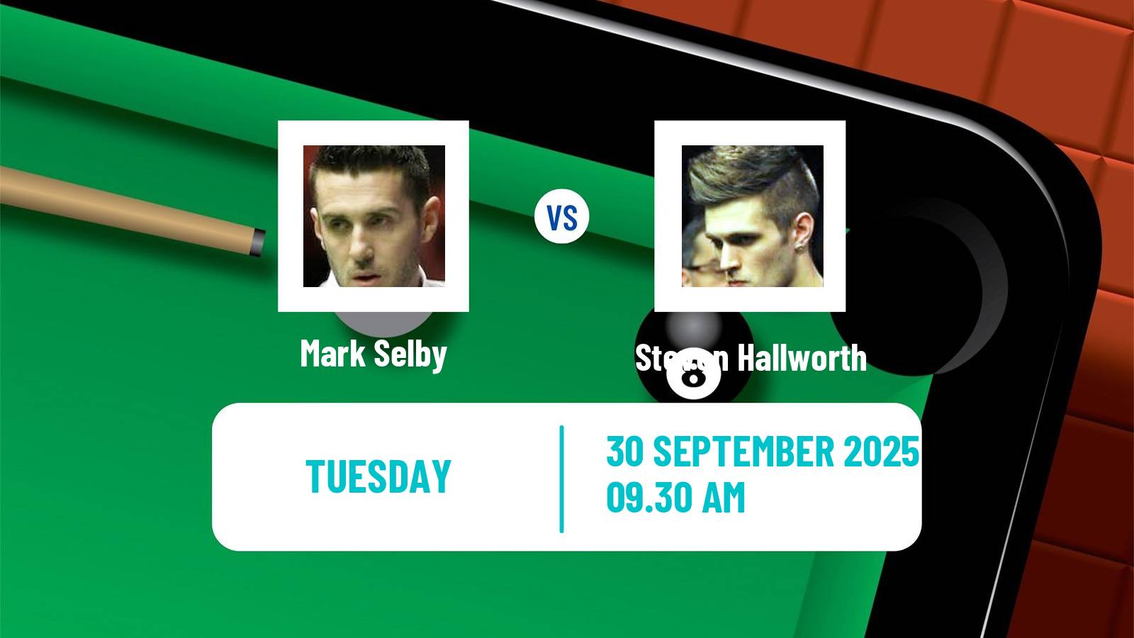 Snooker International Championship Mark Selby - Steven Hallworth