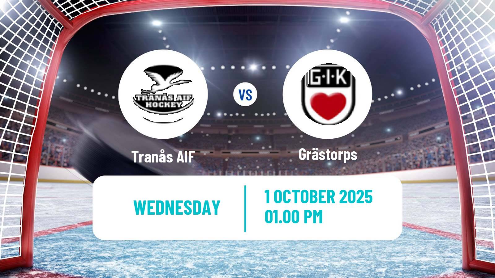 Hockey Swedish HockeyEttan Sodra Tranås - Grästorps