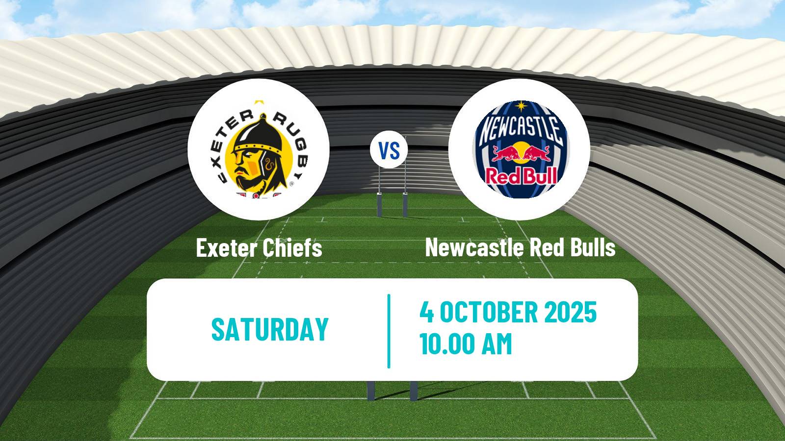 Rugby union English Premiership Rugby Exeter Chiefs - Newcastle Red Bulls
