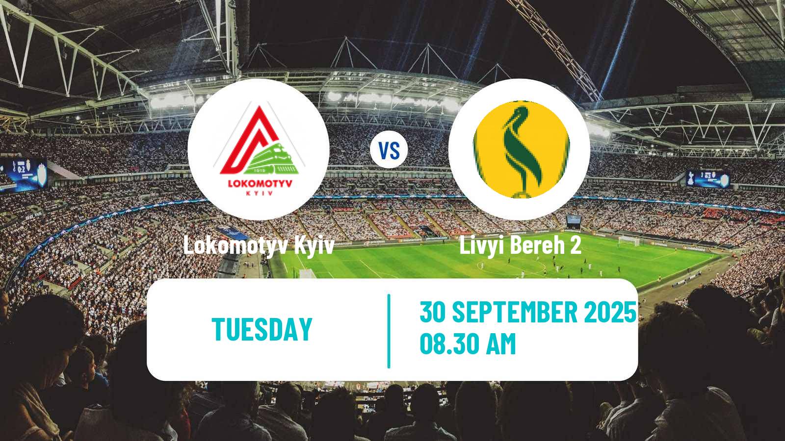 Soccer Ukrainian Druha Liga Lokomotyv Kyiv - Livyi Bereh 2