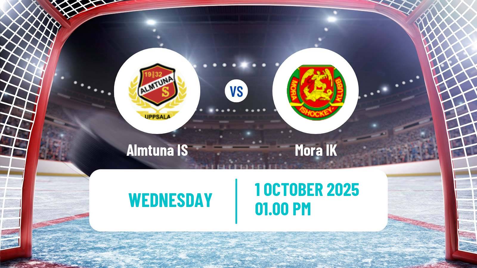 Hockey Swedish Hockey Allsvenskan Almtuna IS - Mora