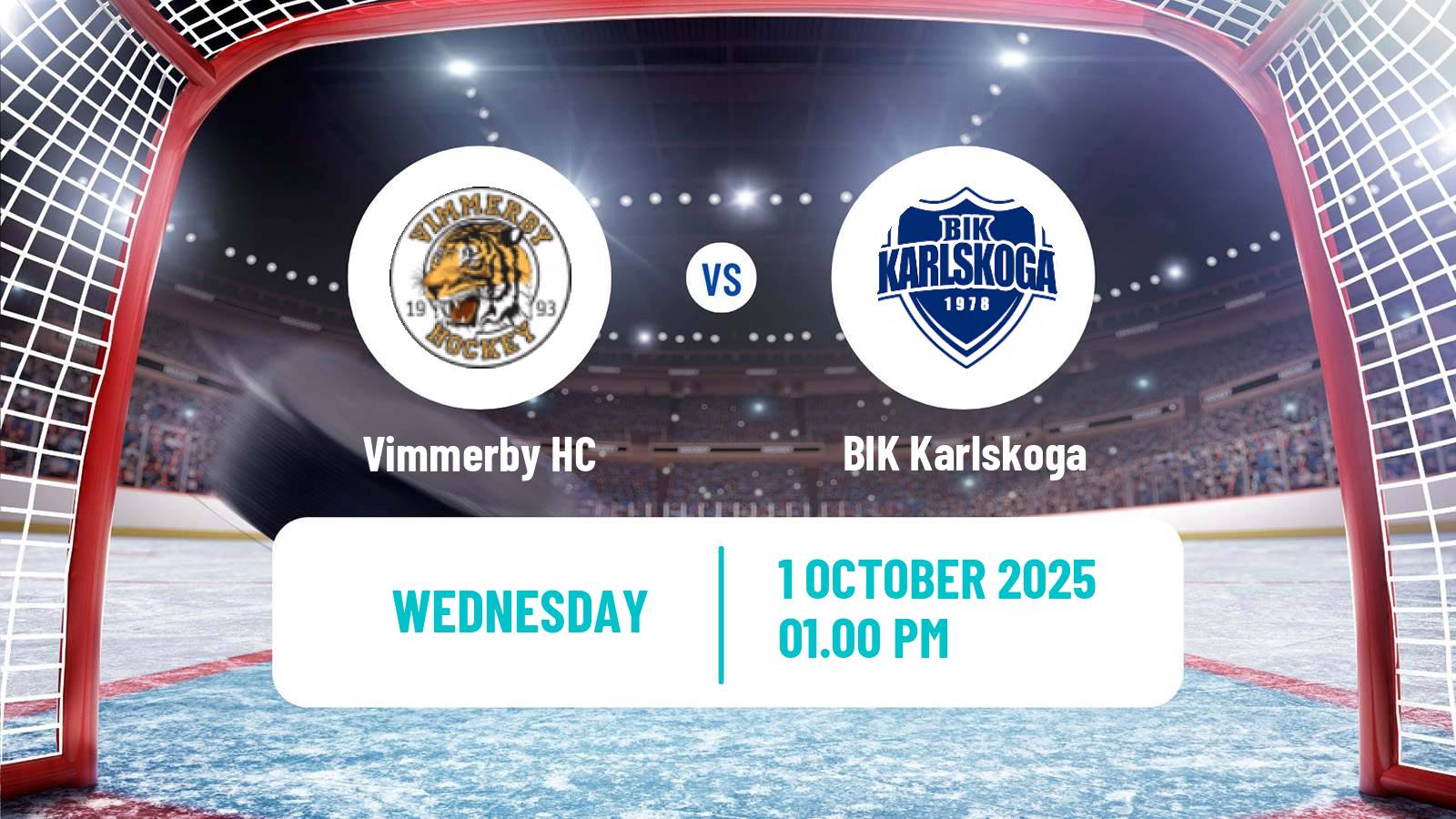 Hockey Swedish Hockey Allsvenskan Vimmerby - BIK Karlskoga