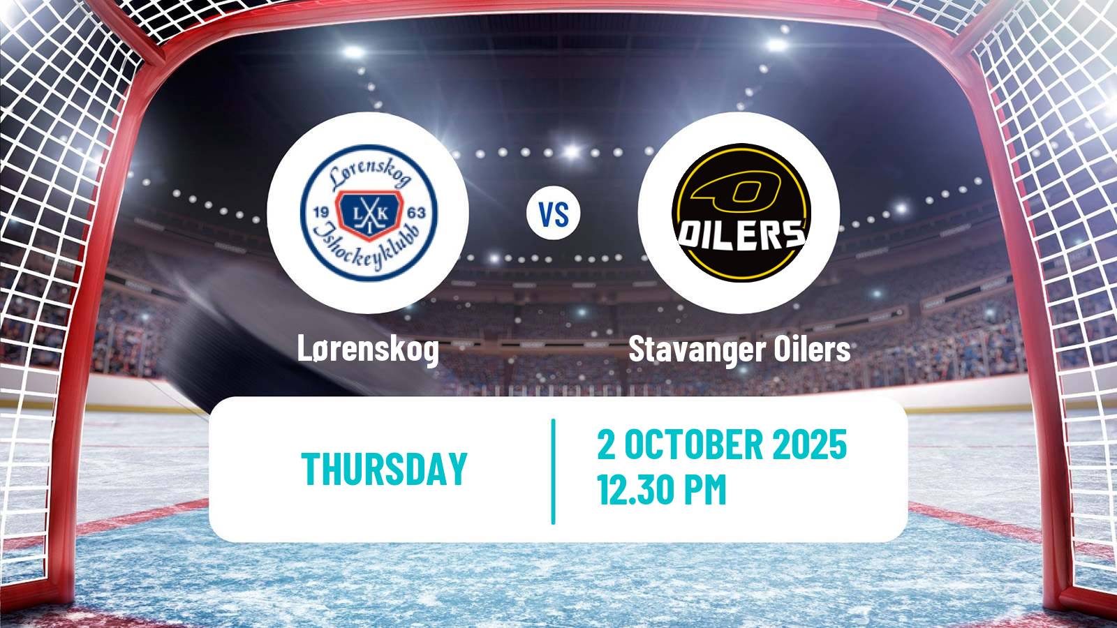 Hockey Norwegian Ligaen Hockey Lørenskog - Stavanger Oilers