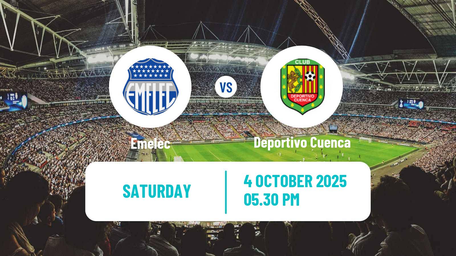 Soccer Ecuadorian Liga Pro Emelec - Deportivo Cuenca