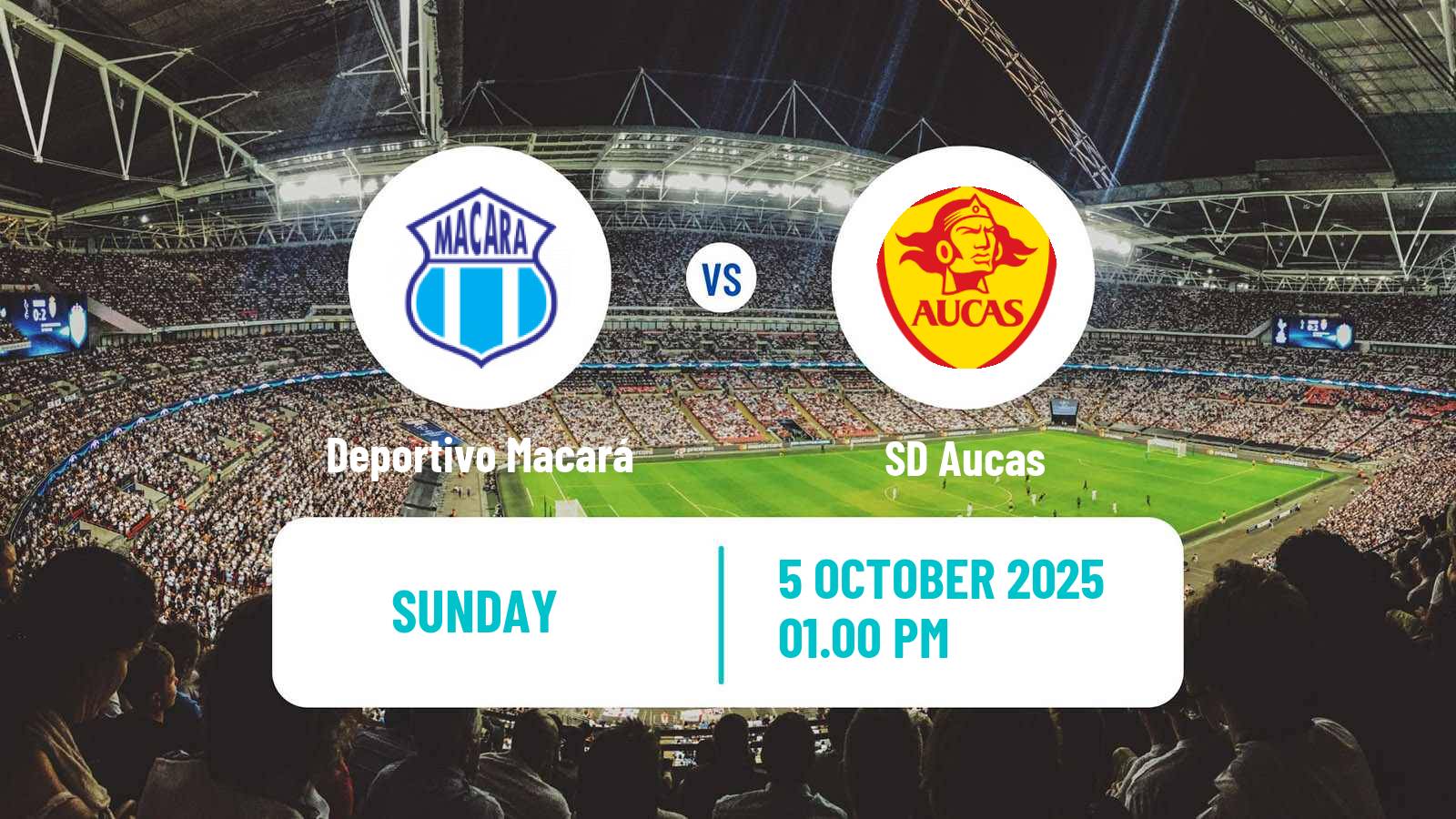 Soccer Ecuadorian Liga Pro Deportivo Macará - SD Aucas