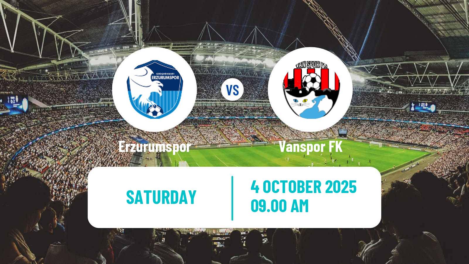 Soccer Turkish First League Erzurumspor - Vanspor