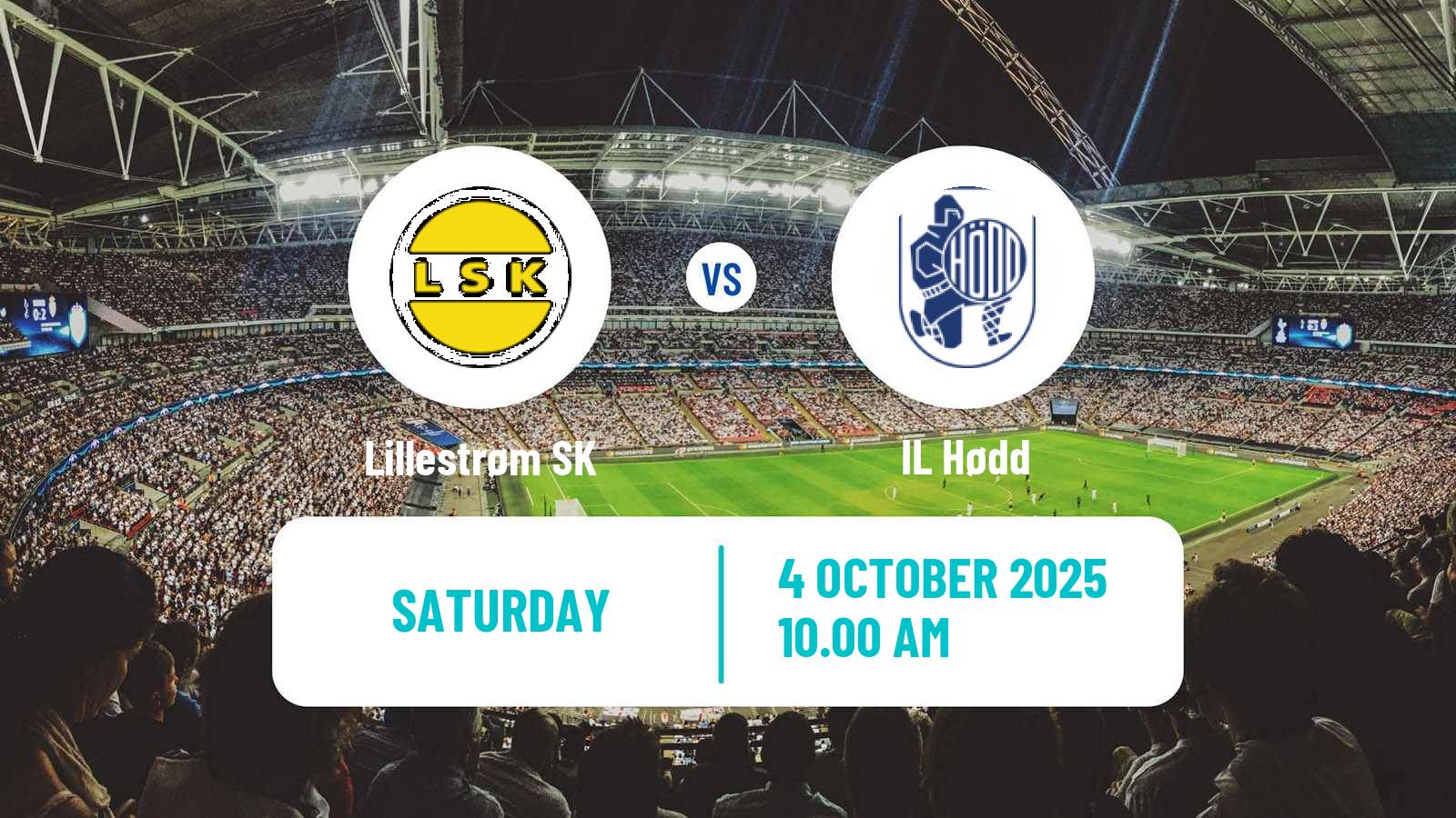 Soccer Norwegian Adeccoligaen Lillestrøm SK - Hødd