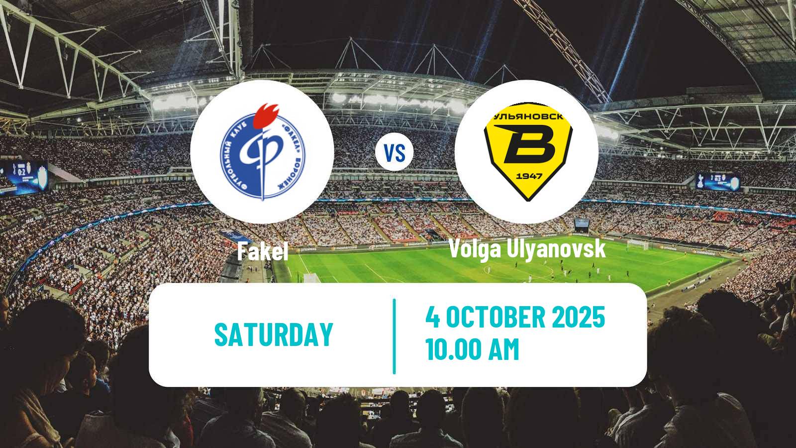 Soccer Russian FNL Fakel - Volga Ulyanovsk