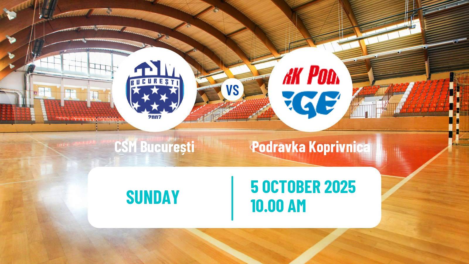 Handball EHF Champions League Women CSM București - Podravka Koprivnica