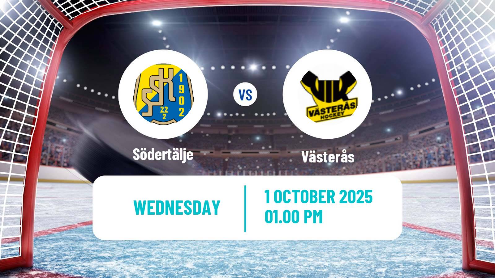 Hockey Swedish Hockey Allsvenskan Södertälje - Västerås