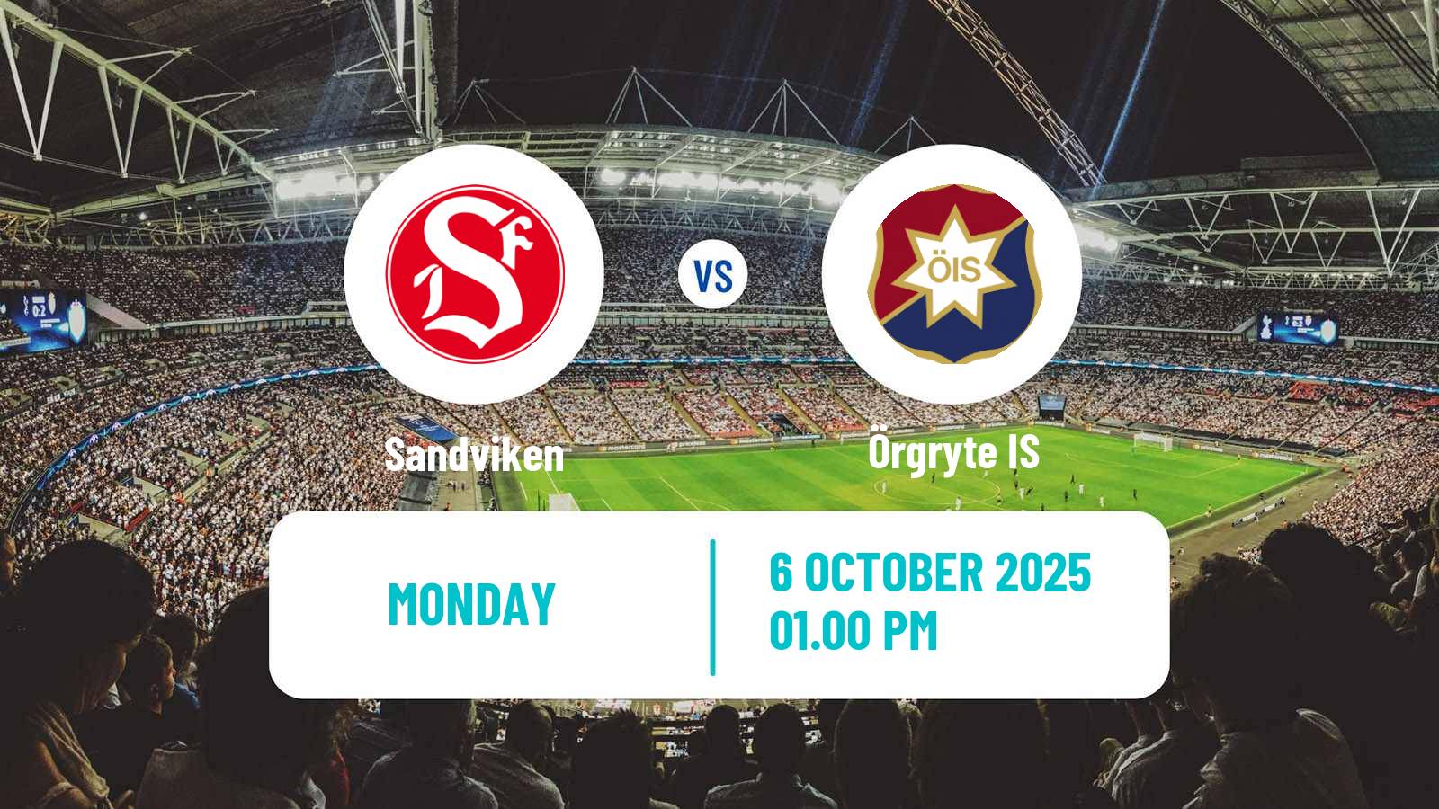 Soccer Swedish Superettan Sandviken - Örgryte