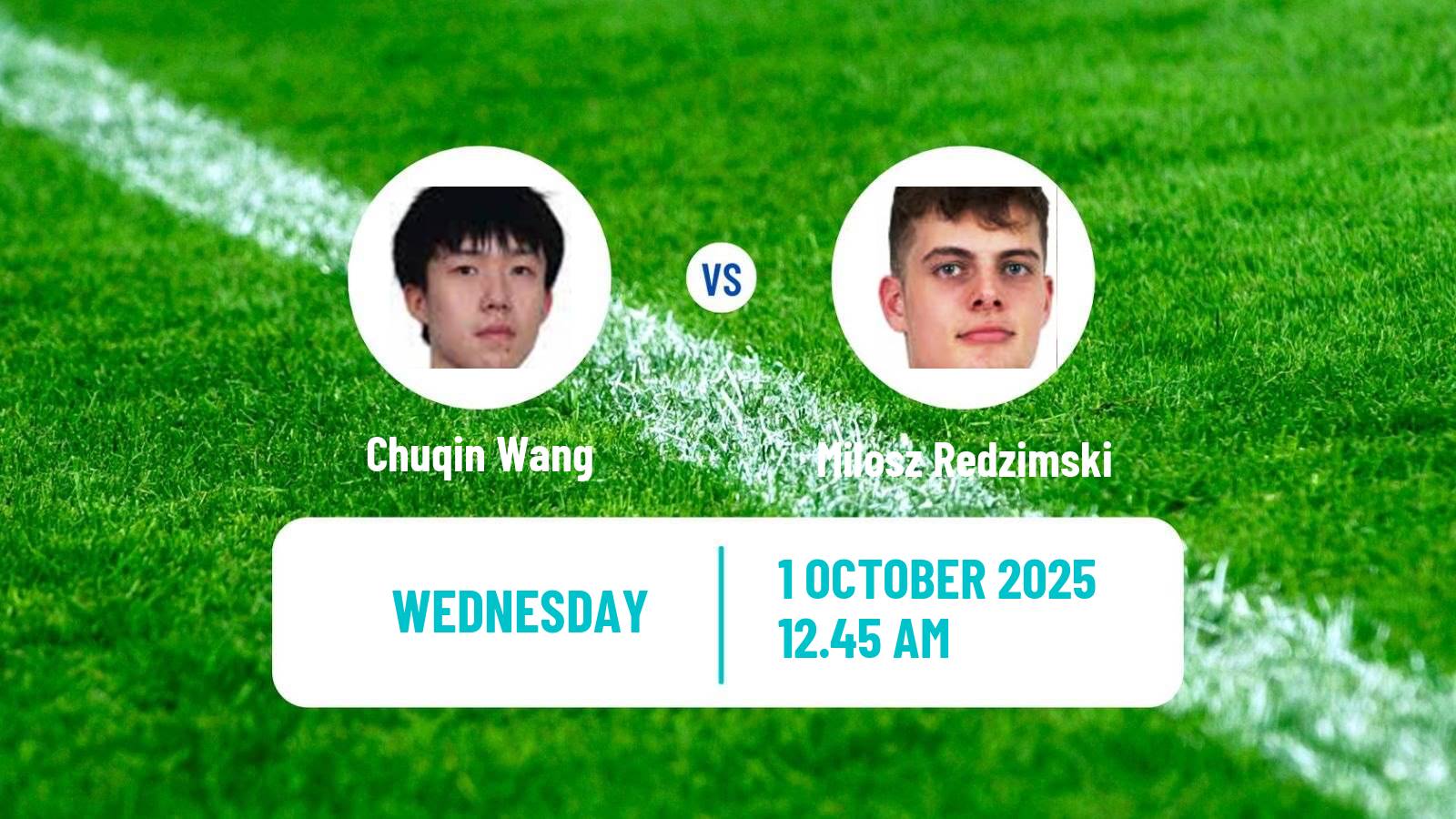 Table tennis China Smash Men Chuqin Wang - Milosz Redzimski