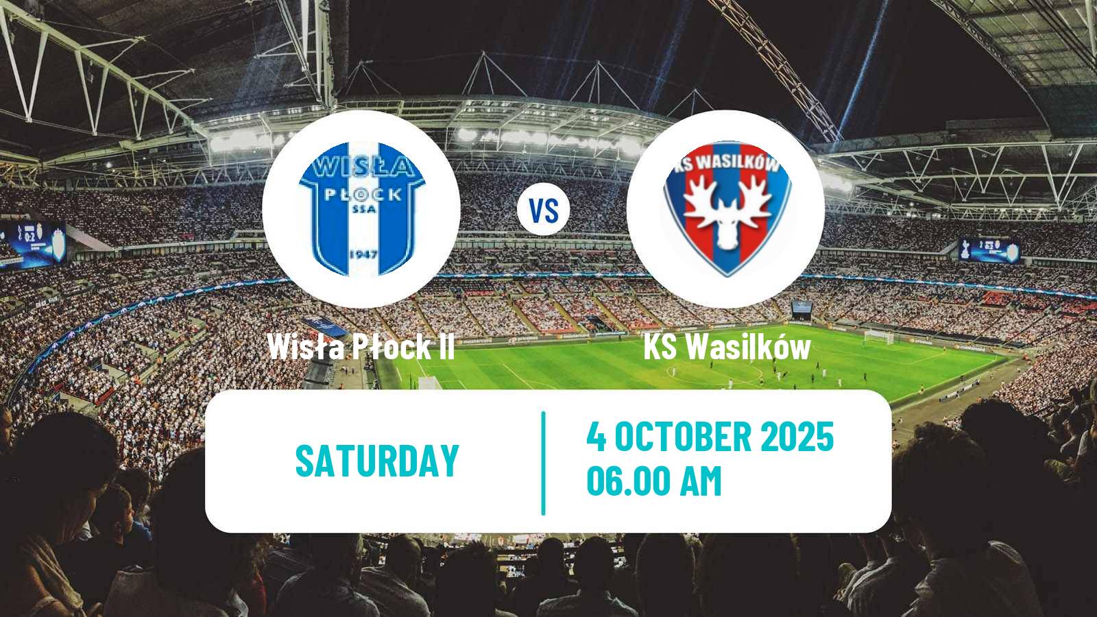 Soccer Polish Division 3 - Group I Wisła Płock II - Wasilków