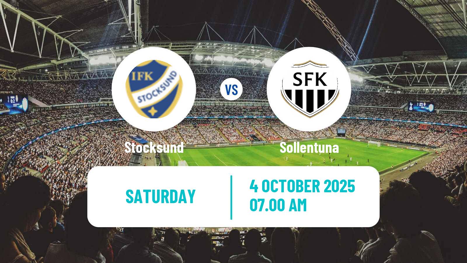 Soccer Swedish Division 1 Norra Stocksund - Sollentuna