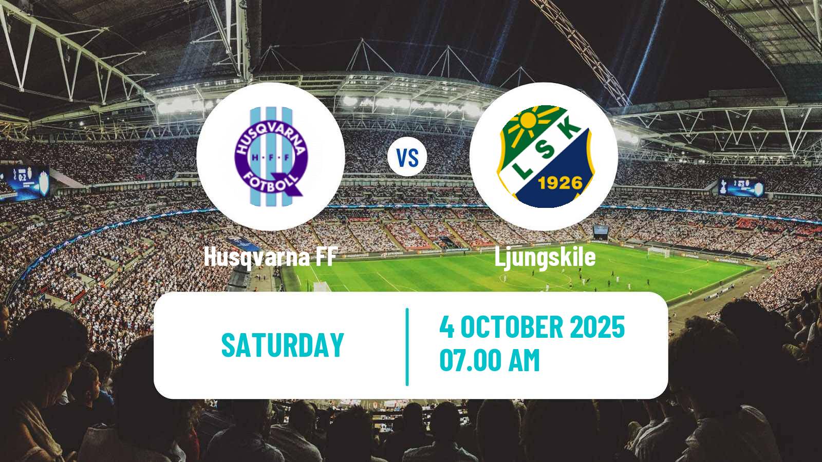 Soccer Swedish Division 1 Södra Husqvarna - Ljungskile