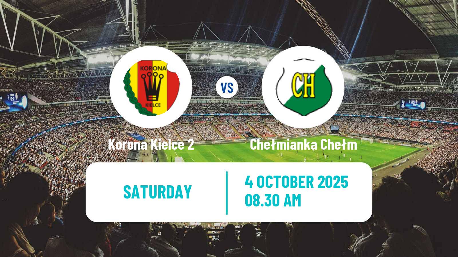 Soccer Polish Division 3 - Group IV Korona Kielce 2 - Chełmianka Chełm
