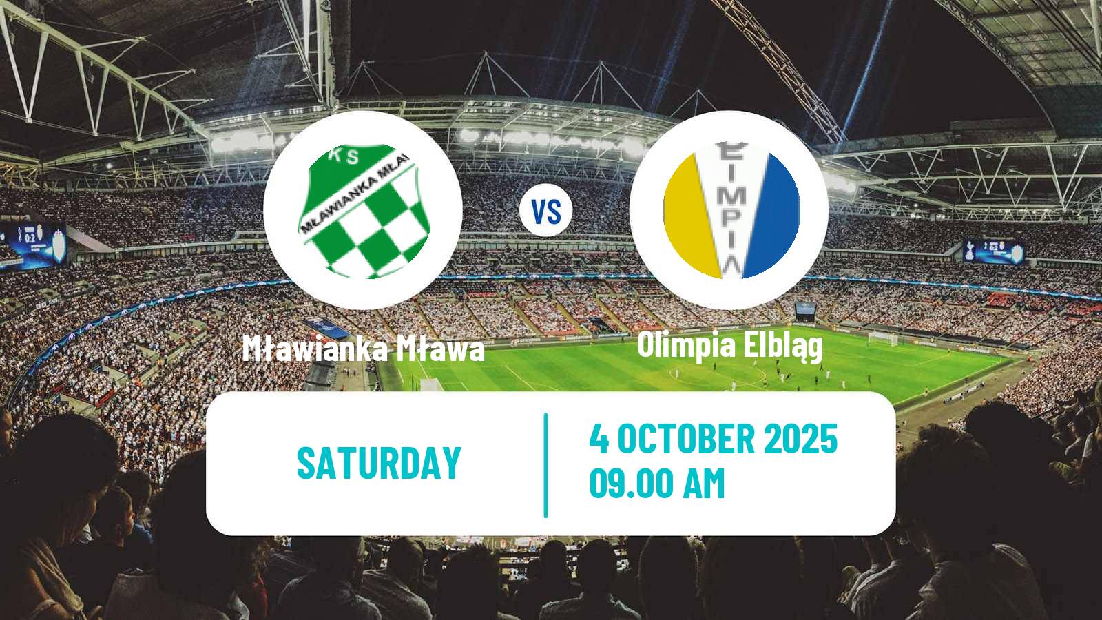 Soccer Polish Division 3 - Group I Mławianka Mława - Olimpia Elbląg