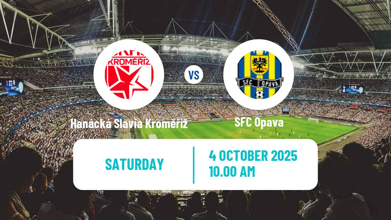 Soccer Czech Division 2 Hanácká Slavia Kroměříž - Opava