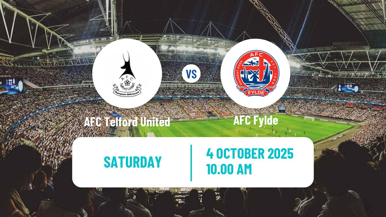 Soccer English National League North AFC Telford United - Fylde