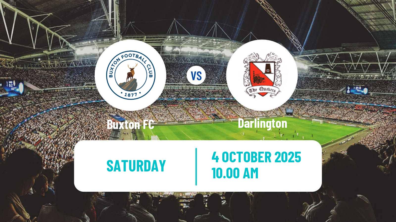 Soccer English National League North Buxton - Darlington