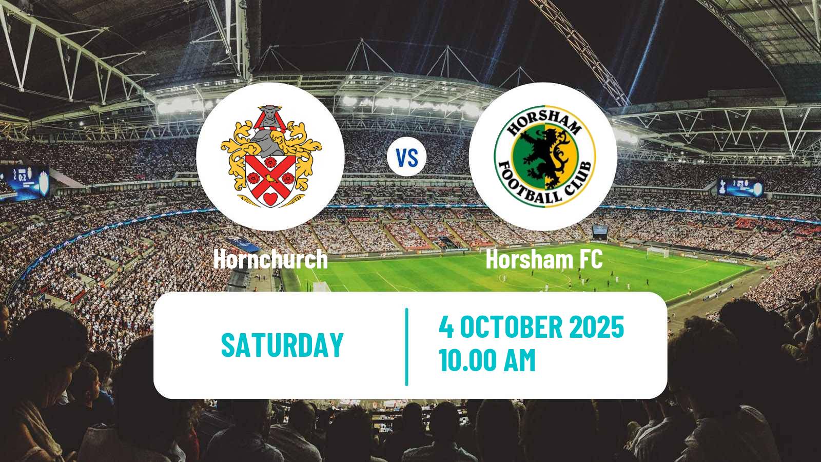 Soccer English National League South Hornchurch - Horsham