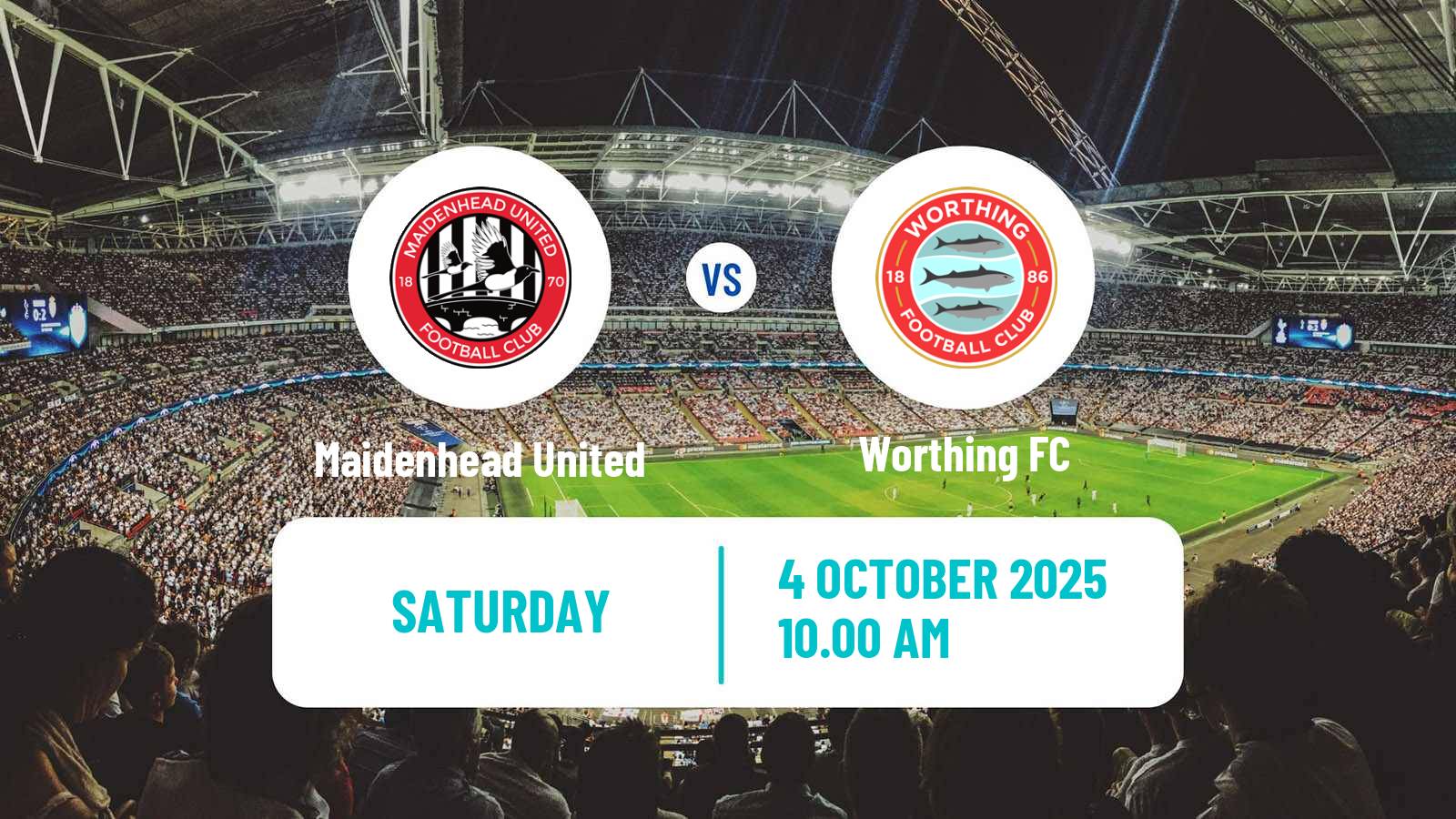 Soccer English National League South Maidenhead United - Worthing