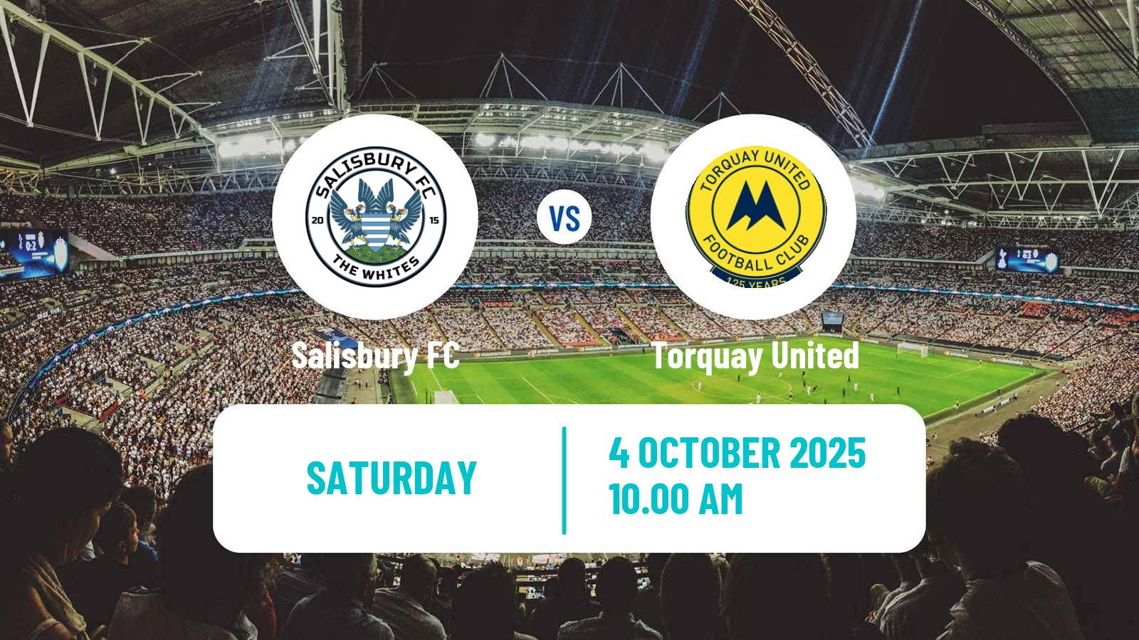 Soccer English National League South Salisbury - Torquay United
