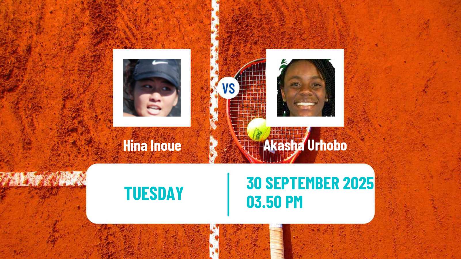 Tennis ITF W50 Rancho Santa Fe Ca Women Hina Inoue - Akasha Urhobo