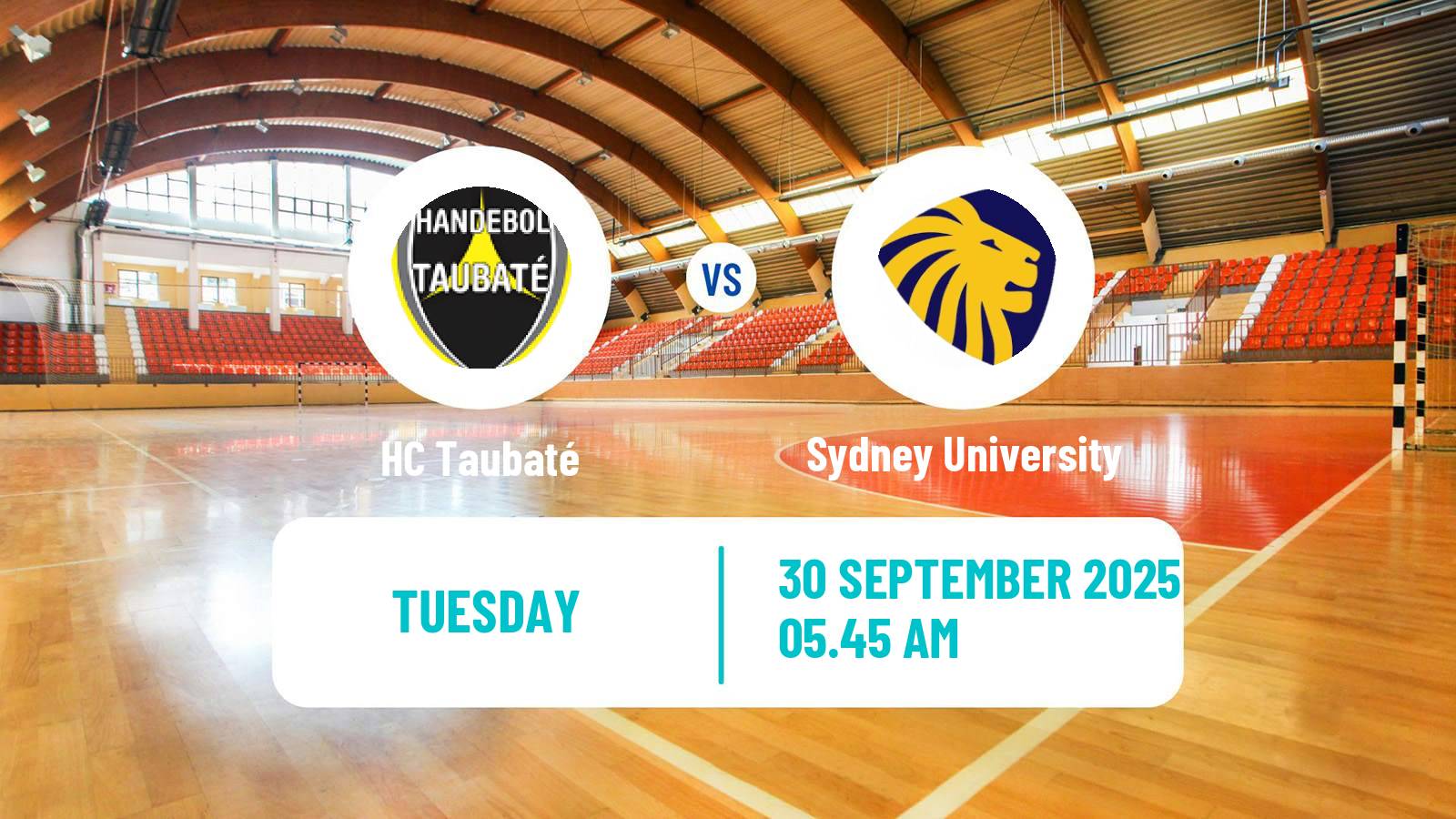Handball Super Globe Taubaté - Sydney University