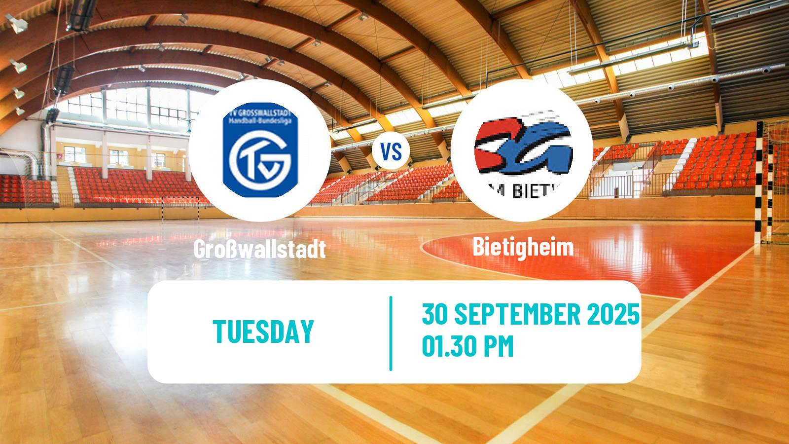 Handball German DHB Pokal Großwallstadt - Bietigheim