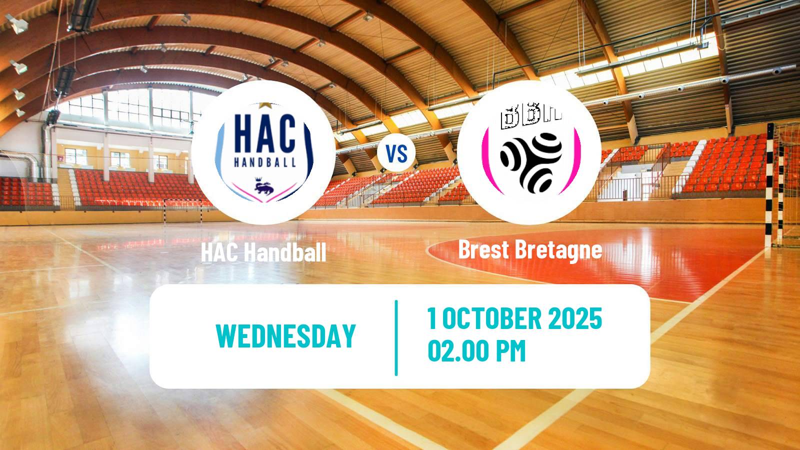 Handball French Division 1 Handball Women HAC Handball - Brest Bretagne