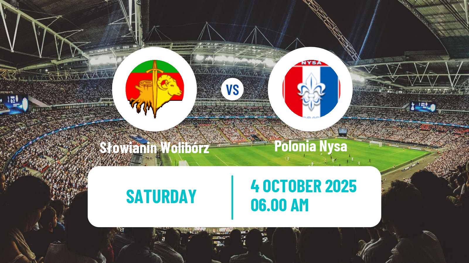 Soccer Polish Division 3 - Group III Słowianin Wolibórz - Polonia Nysa