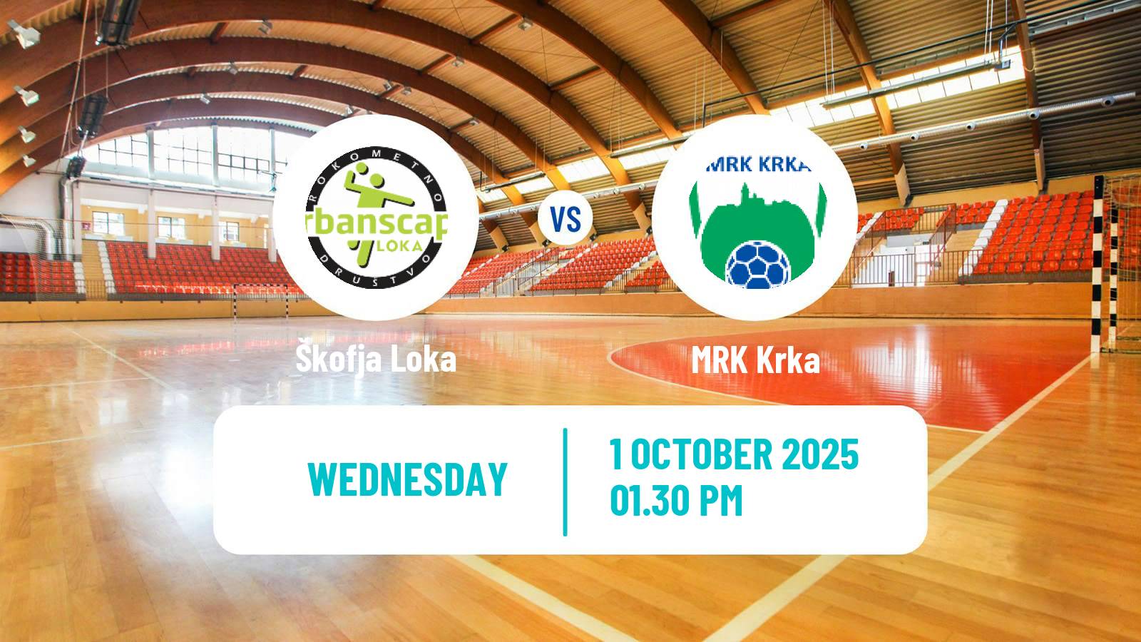Handball Slovenian 1 NLB Liga Handball Škofja Loka - Krka