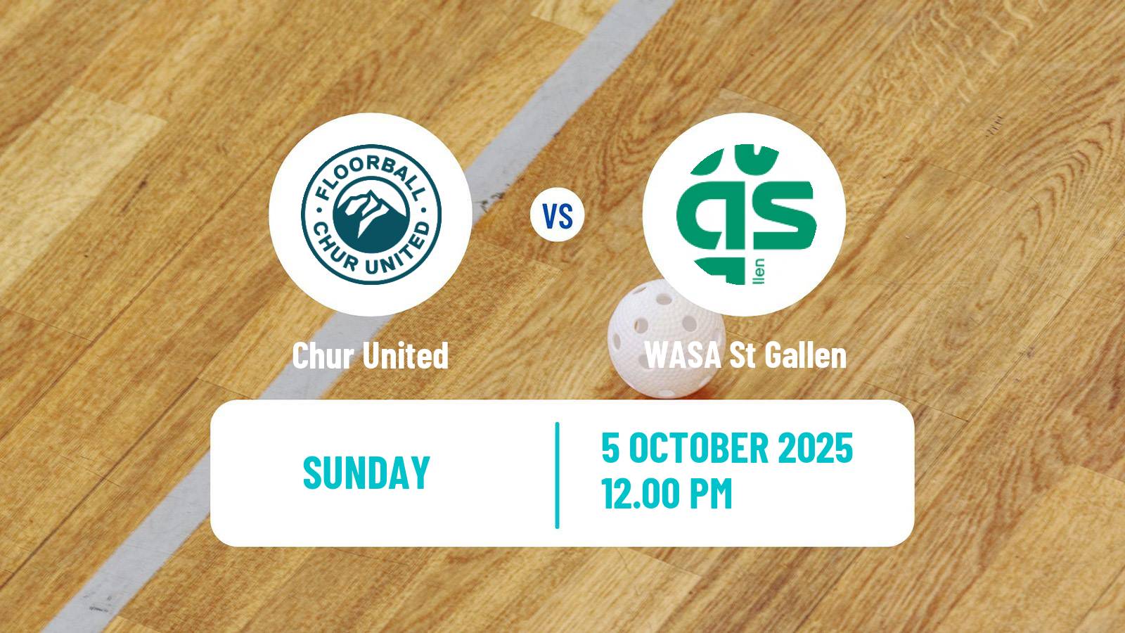 Floorball Swiss NLA Floorball Chur United - WASA St Gallen