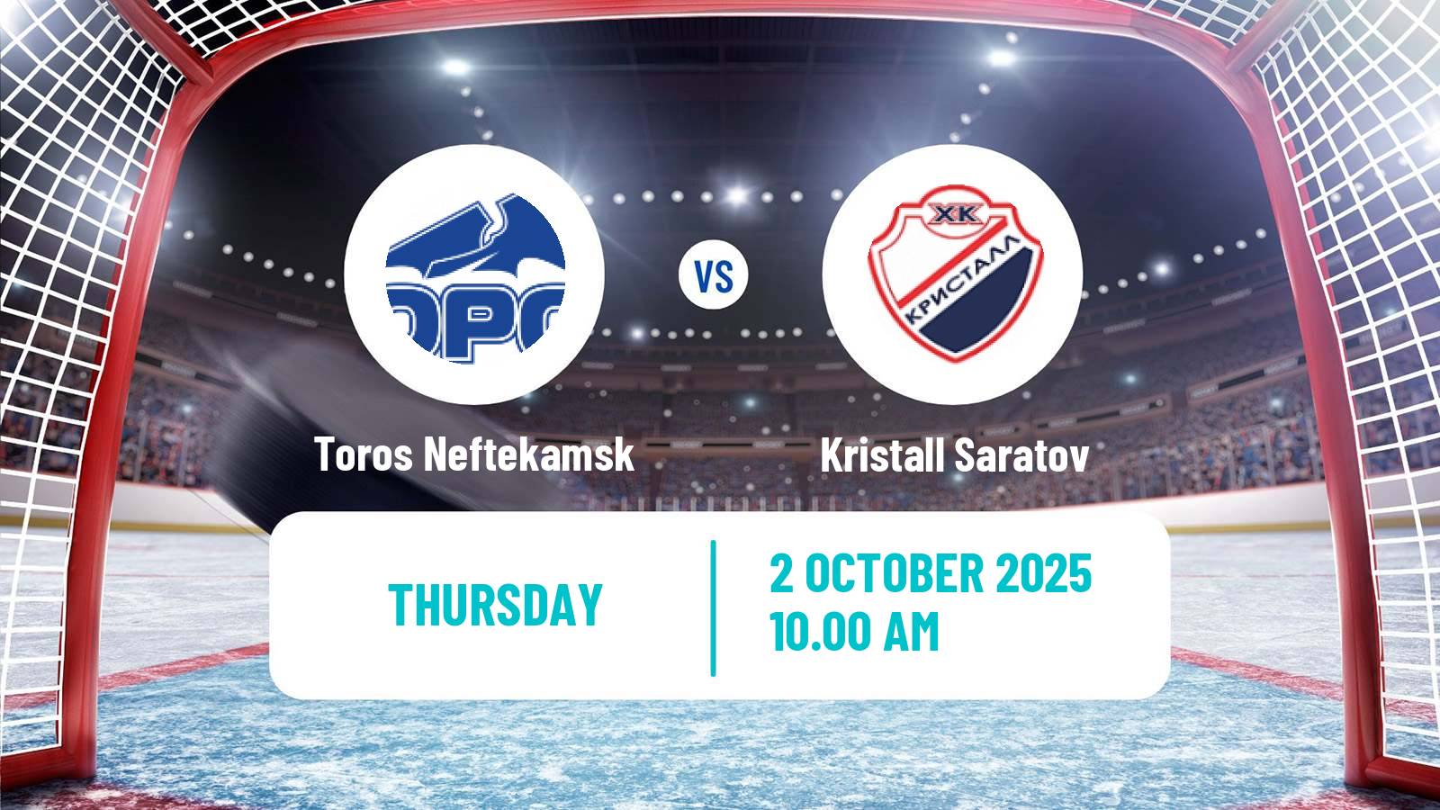 Hockey VHL Toros Neftekamsk - Kristall Saratov