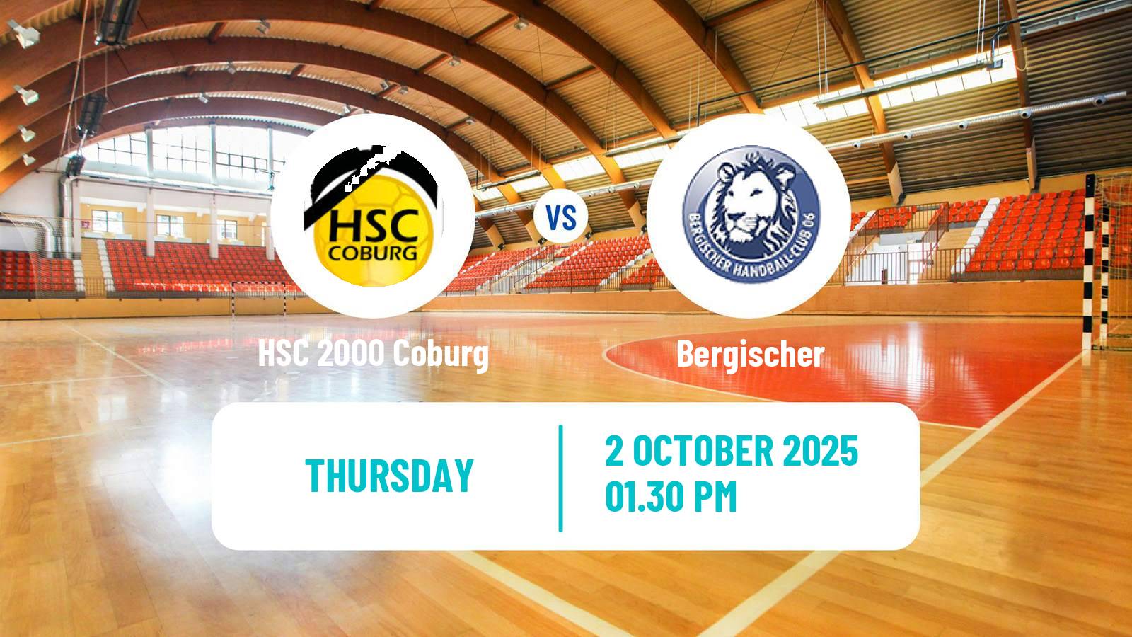 Handball German DHB Pokal HSC 2000 Coburg - Bergischer